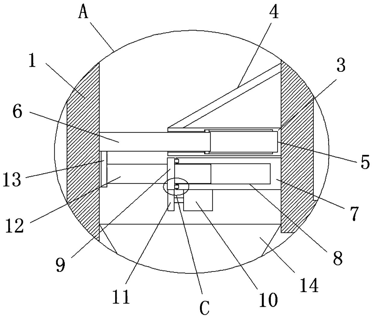 Pediatric negative pressure gastric lavage device for nursing in pediatric department