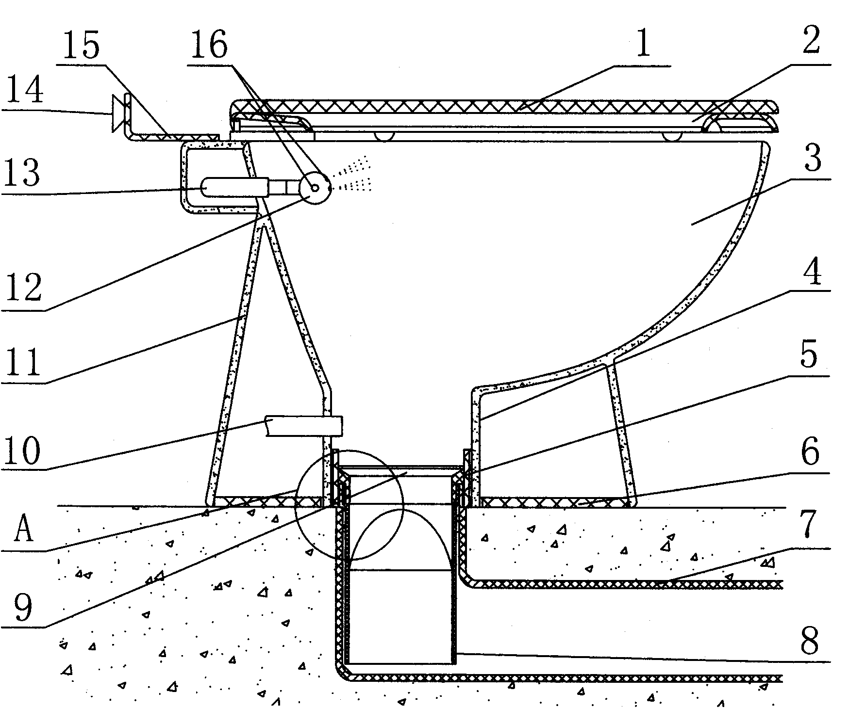 Multifunctional water-saving closestool