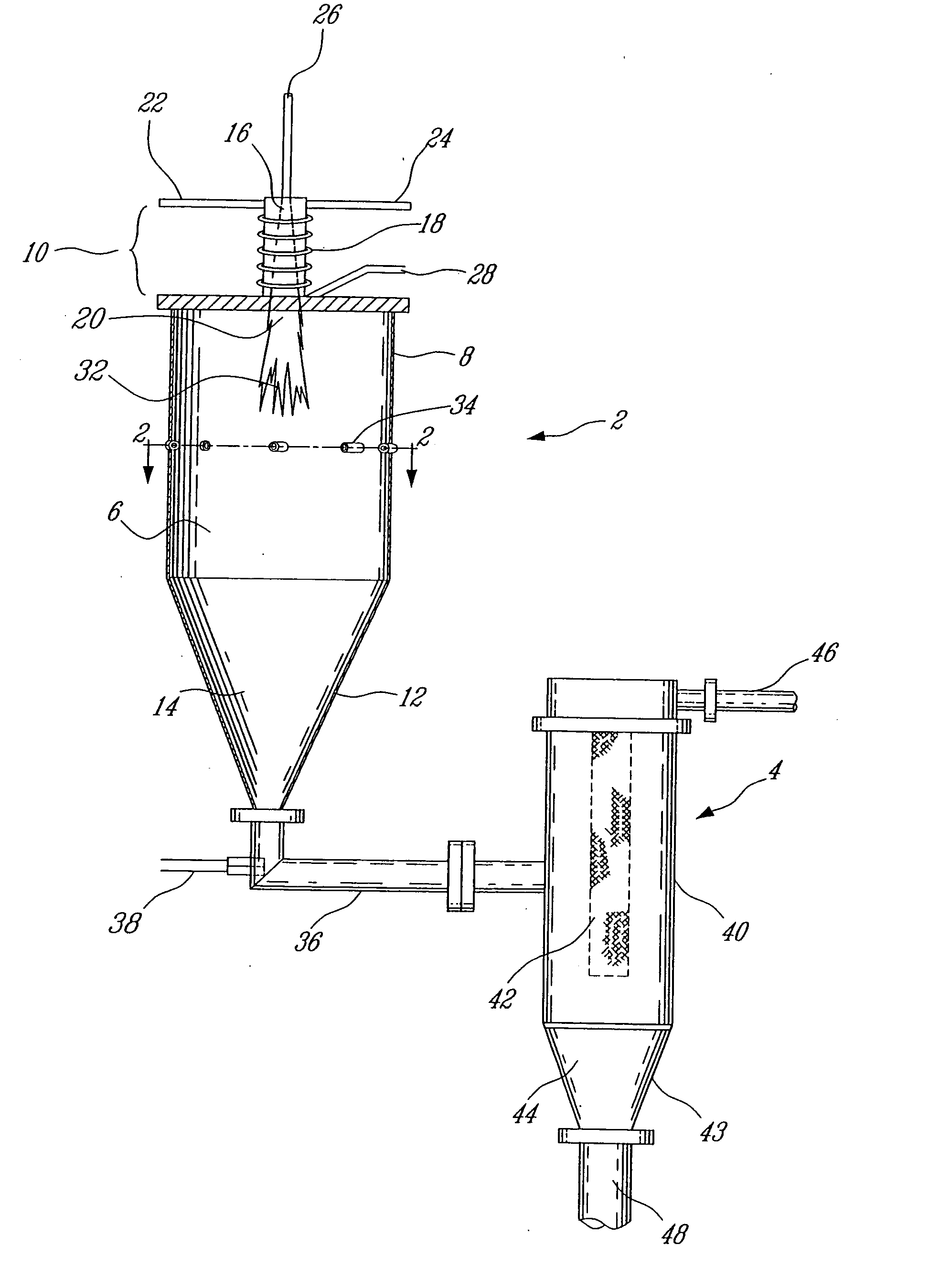 Apparatus for plasma synthesis of metal oxide nanopowder