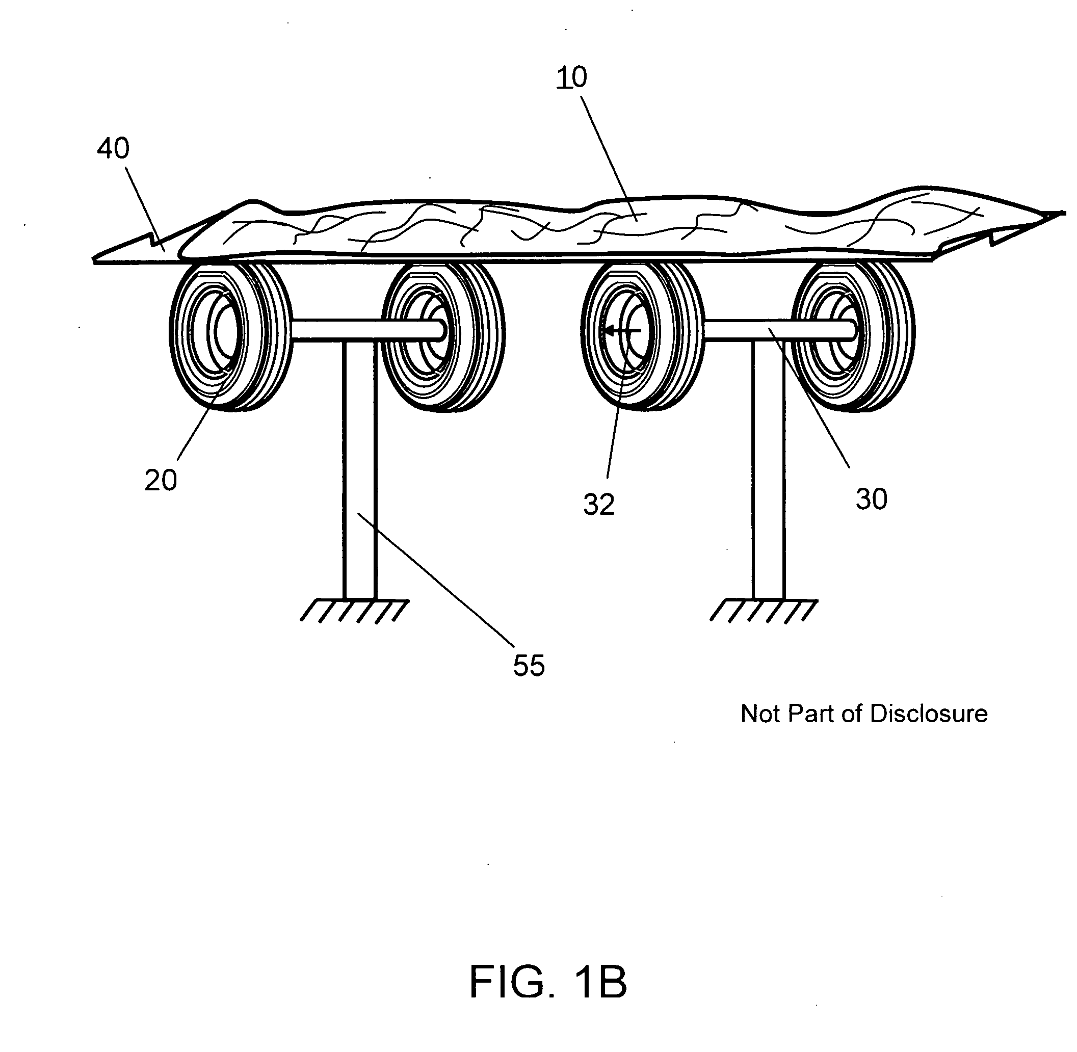 Flexible member energy conversion device