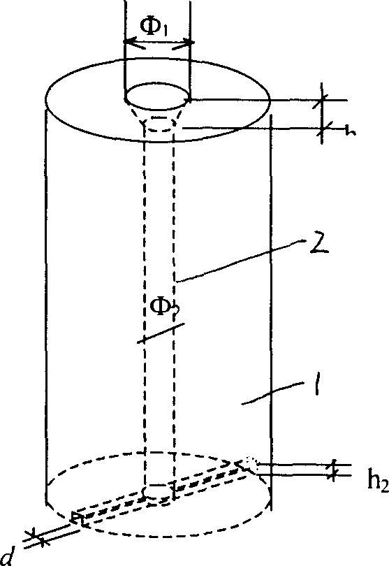 Method for preparing glass optical fiber prefabricated stick