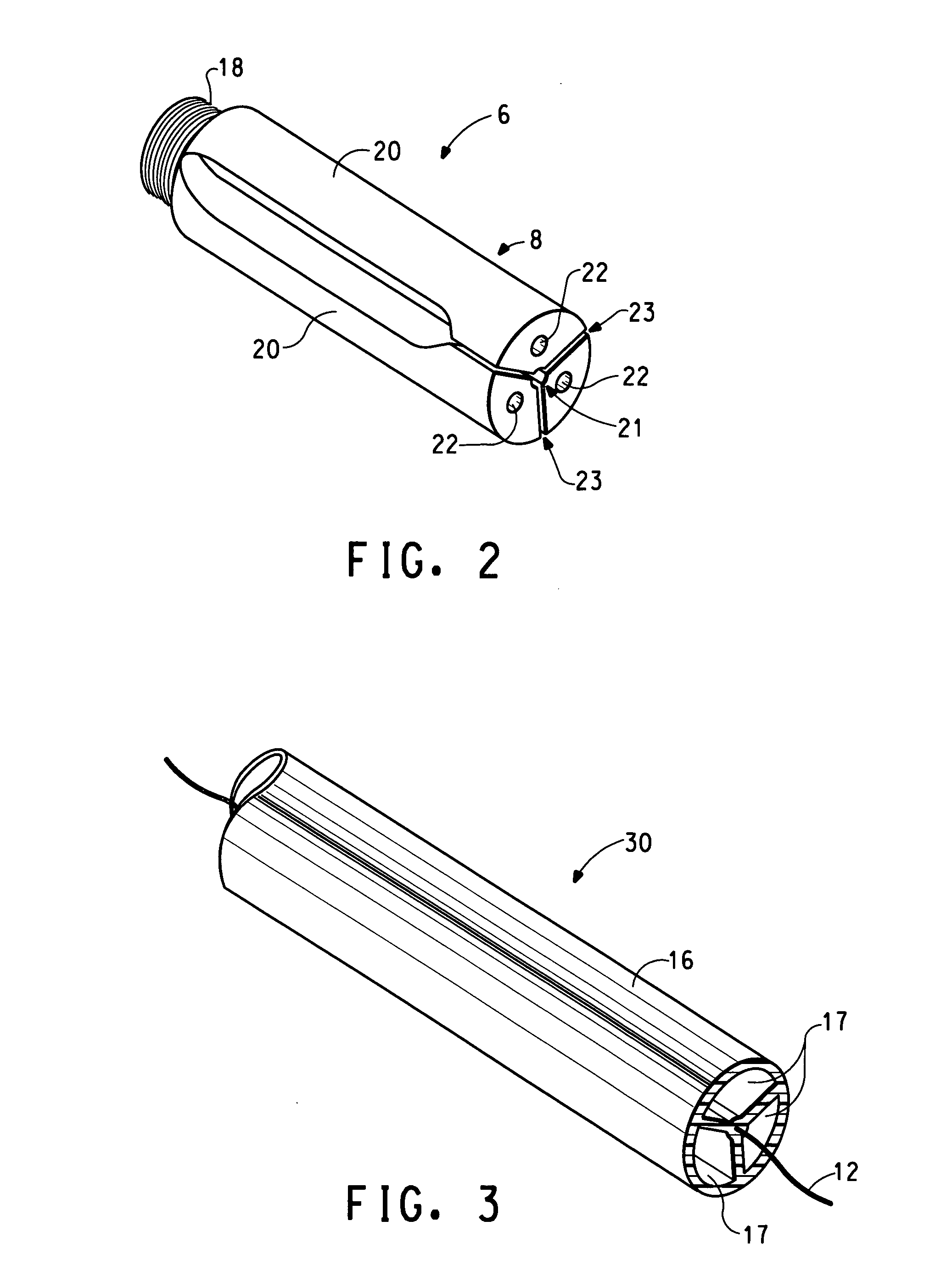 Paste extruded insulator with air channels