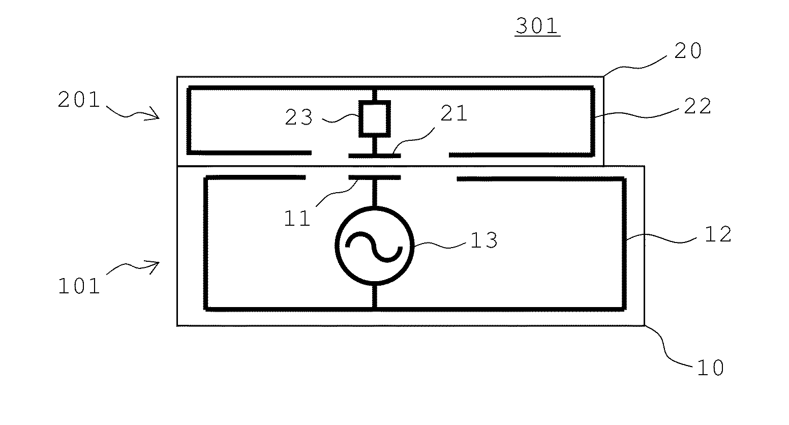 Power Transfer System and Noncontact Charging Device