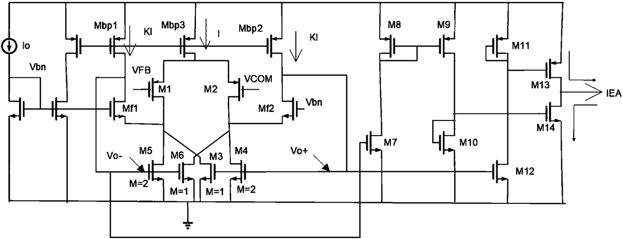 Low power broadband transconductance error amplifier