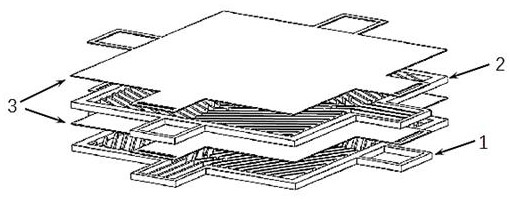 Heat exchange core with flow guide switching section, heat exchanger and machining method