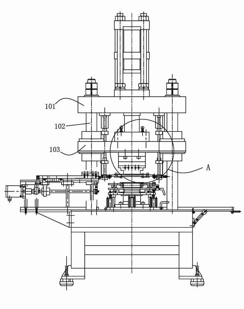 Heat insulating device and precise hot press