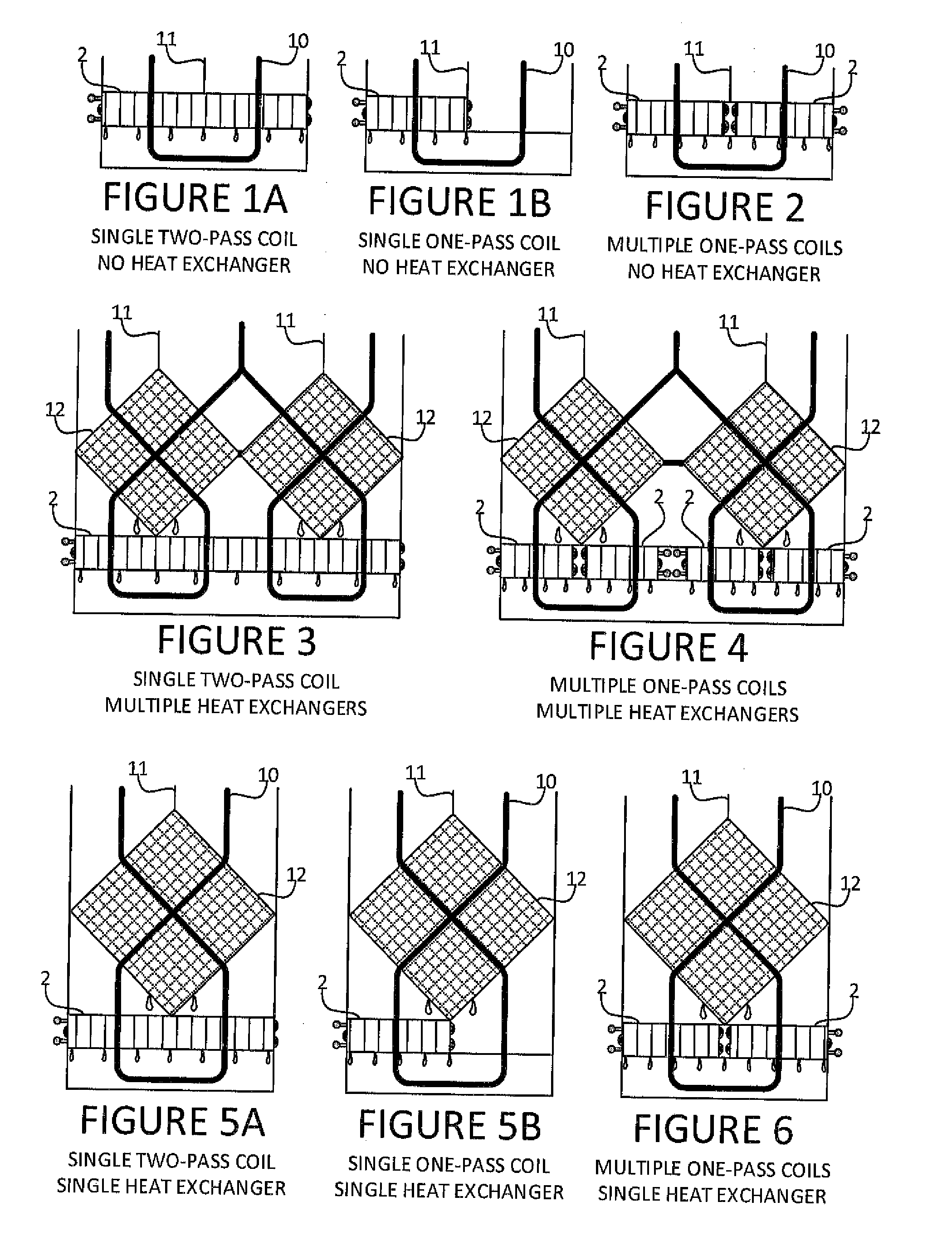 Low temperature cooling and dehumidification device with reversing airflow defrost for dehumidification and water generation applications where cooling coil inlet air is above freezing