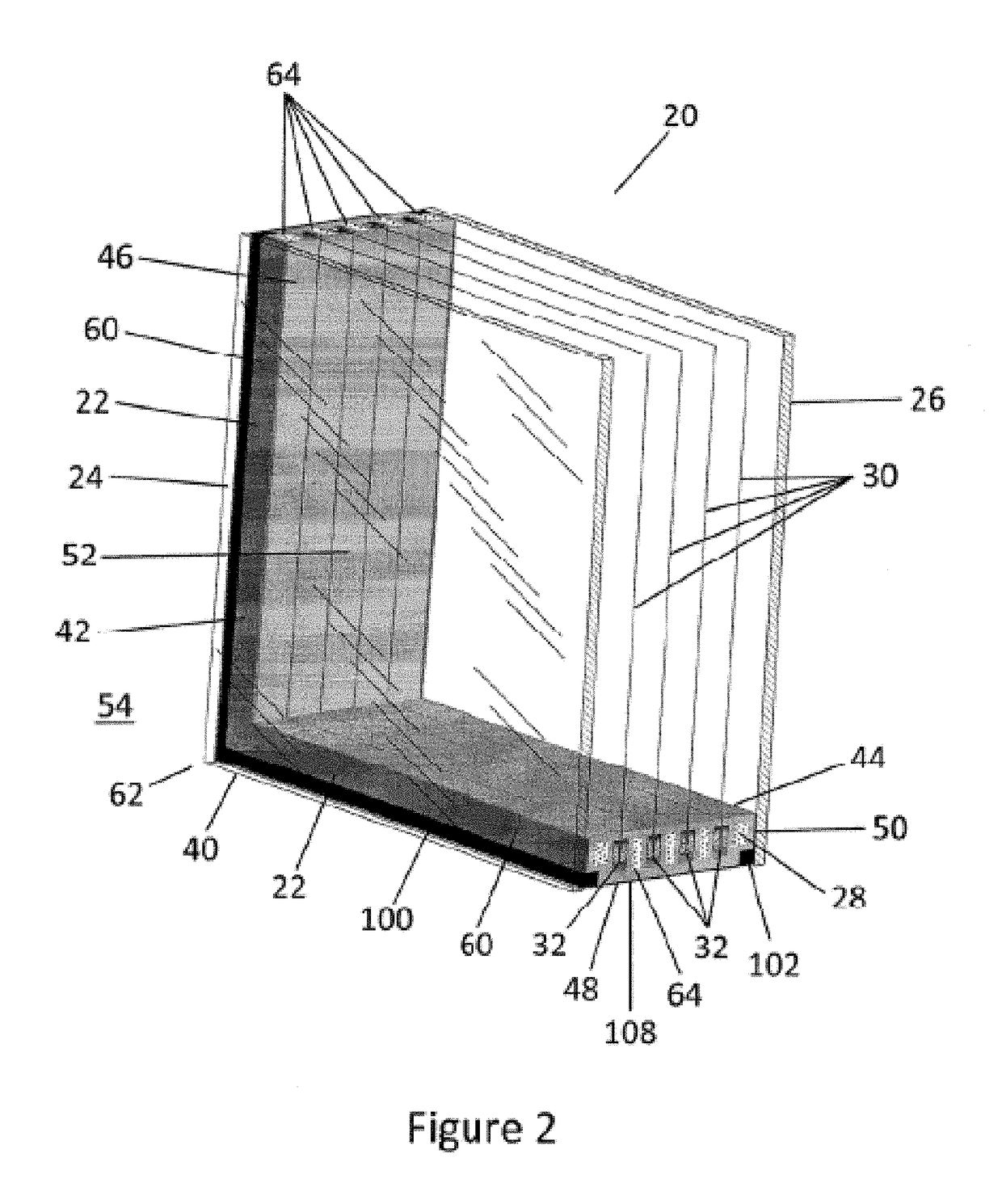 Pressure compensated glass unit