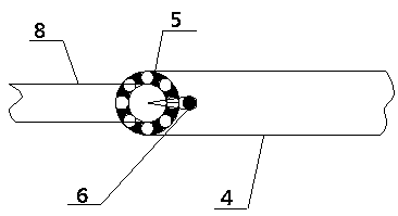 Novel automatic ore-feeding regulating device for ore separating box