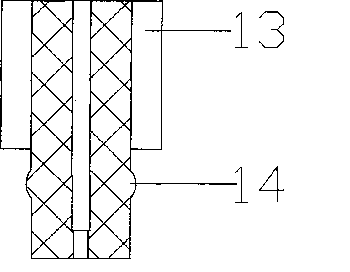 Safe self-destruction type vaccine injector