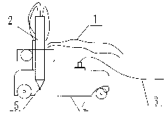 Improved semiautomatic flame cutting machine