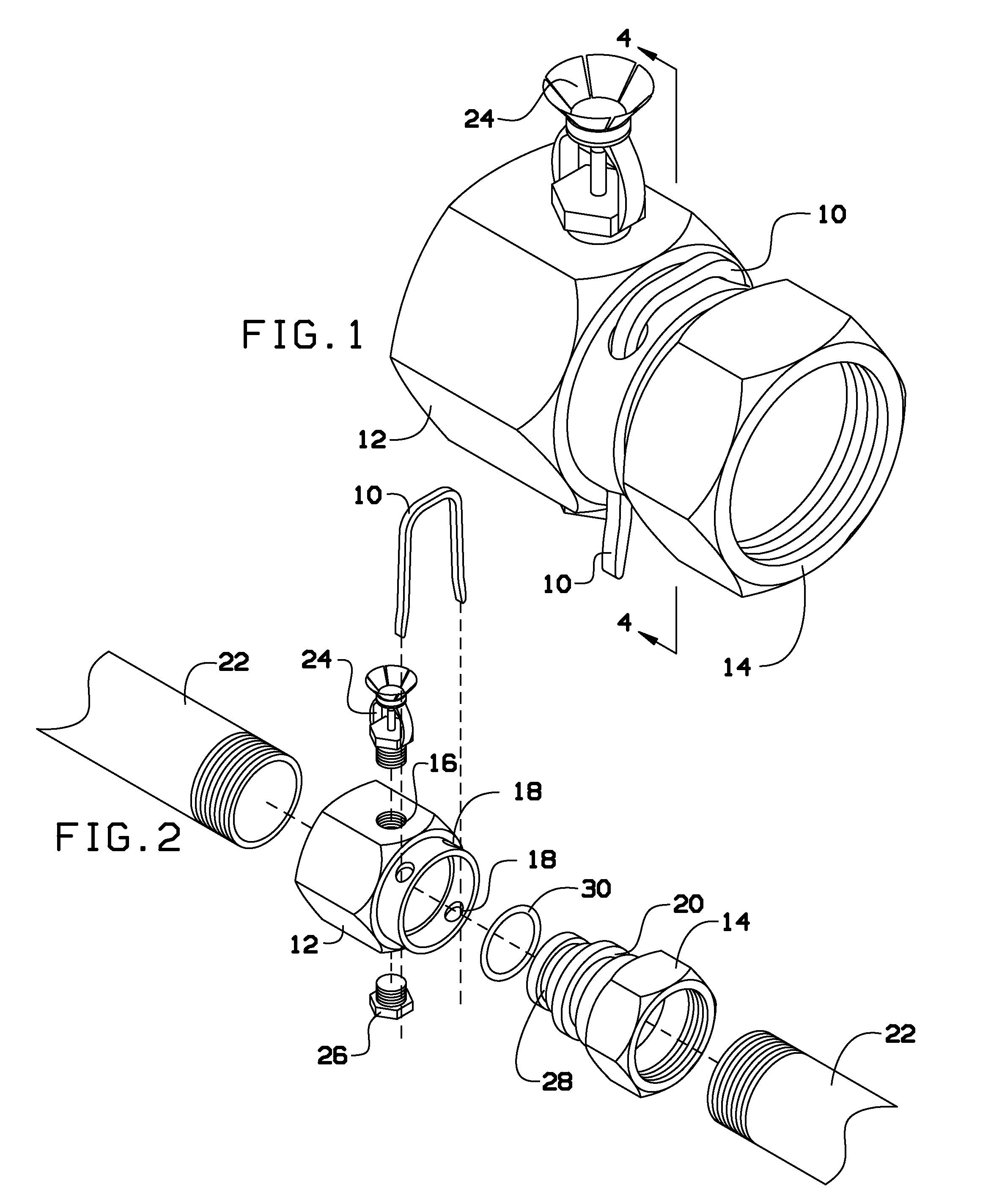 Quick connect fire and dust suppression system