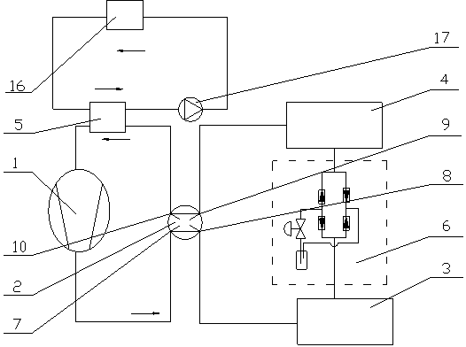 Electric vehicle heat pump system