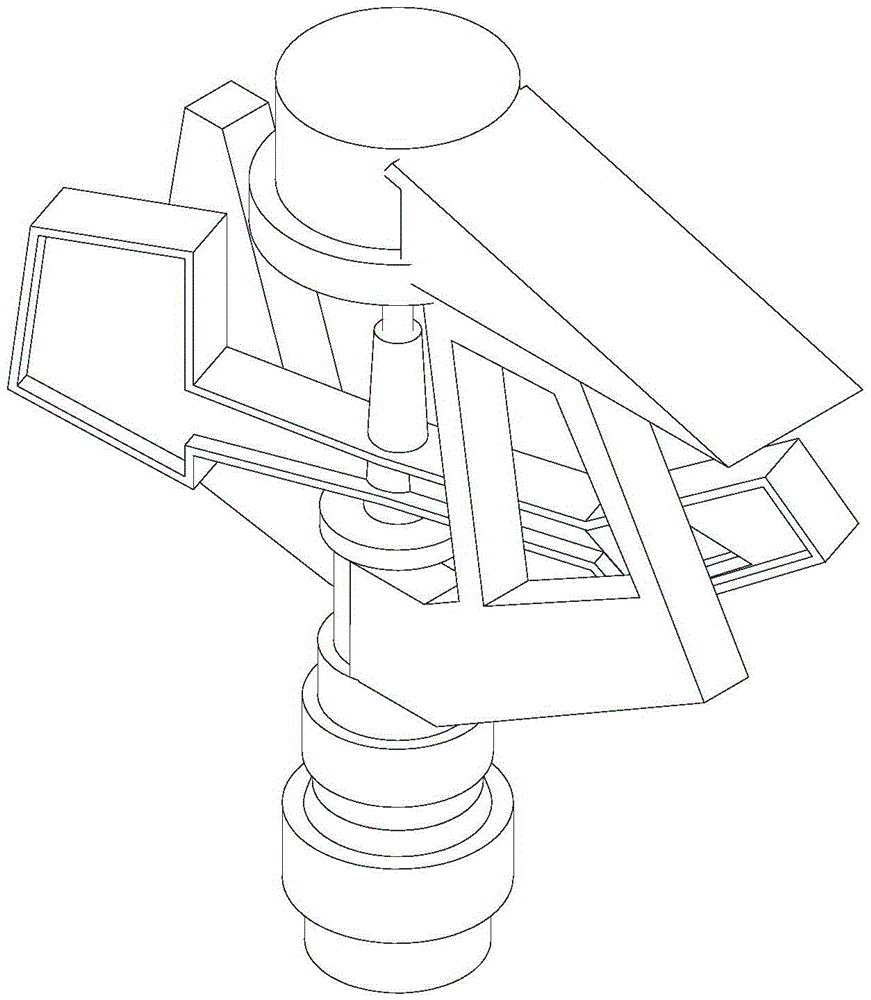 Pulsation reciprocating self-control range lawn nozzle