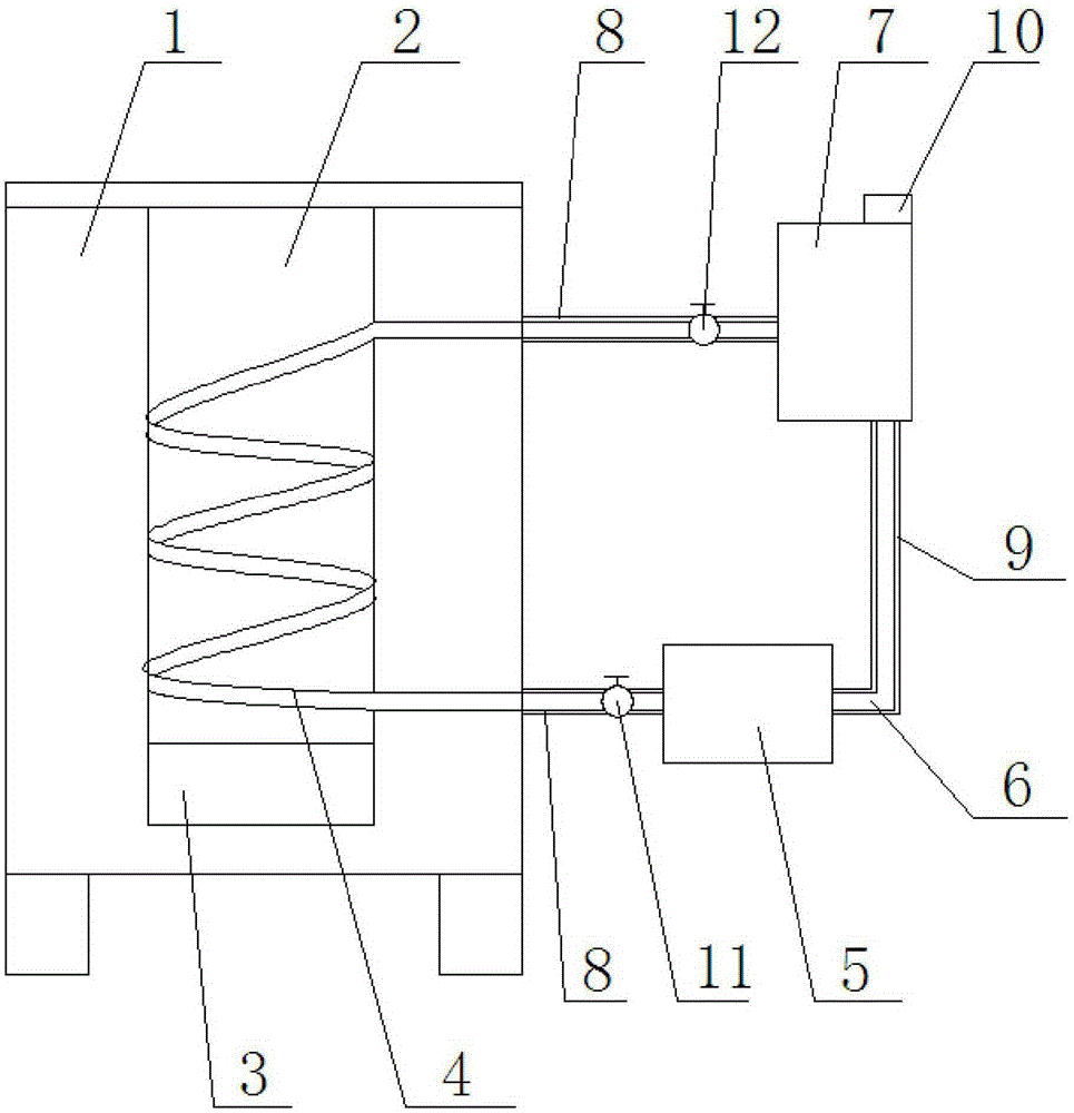 Efficient energy-saving charcoal fire heating stove