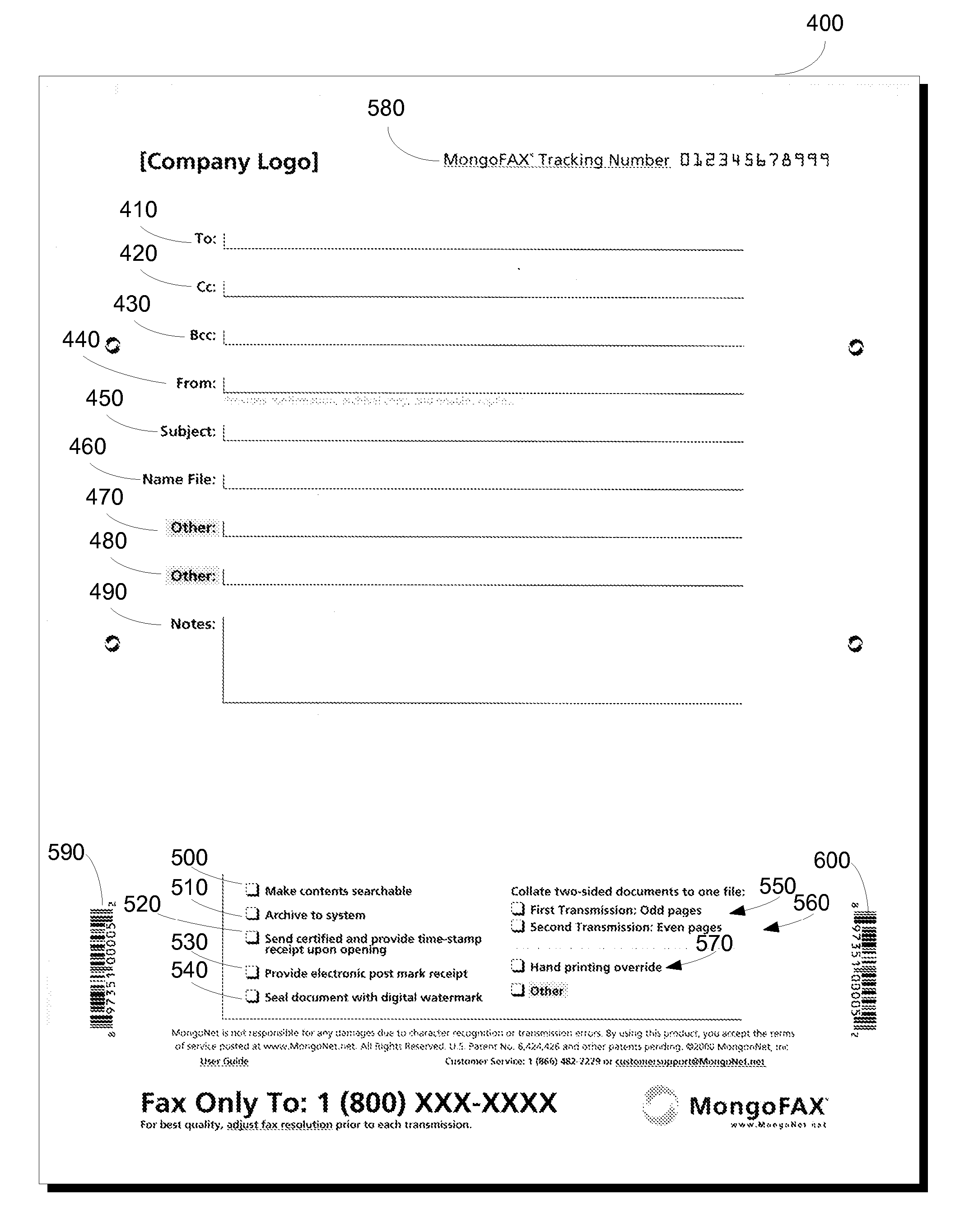 Method and system for combining separate digitized representations of documents for retransmission via computer network transfer protocols