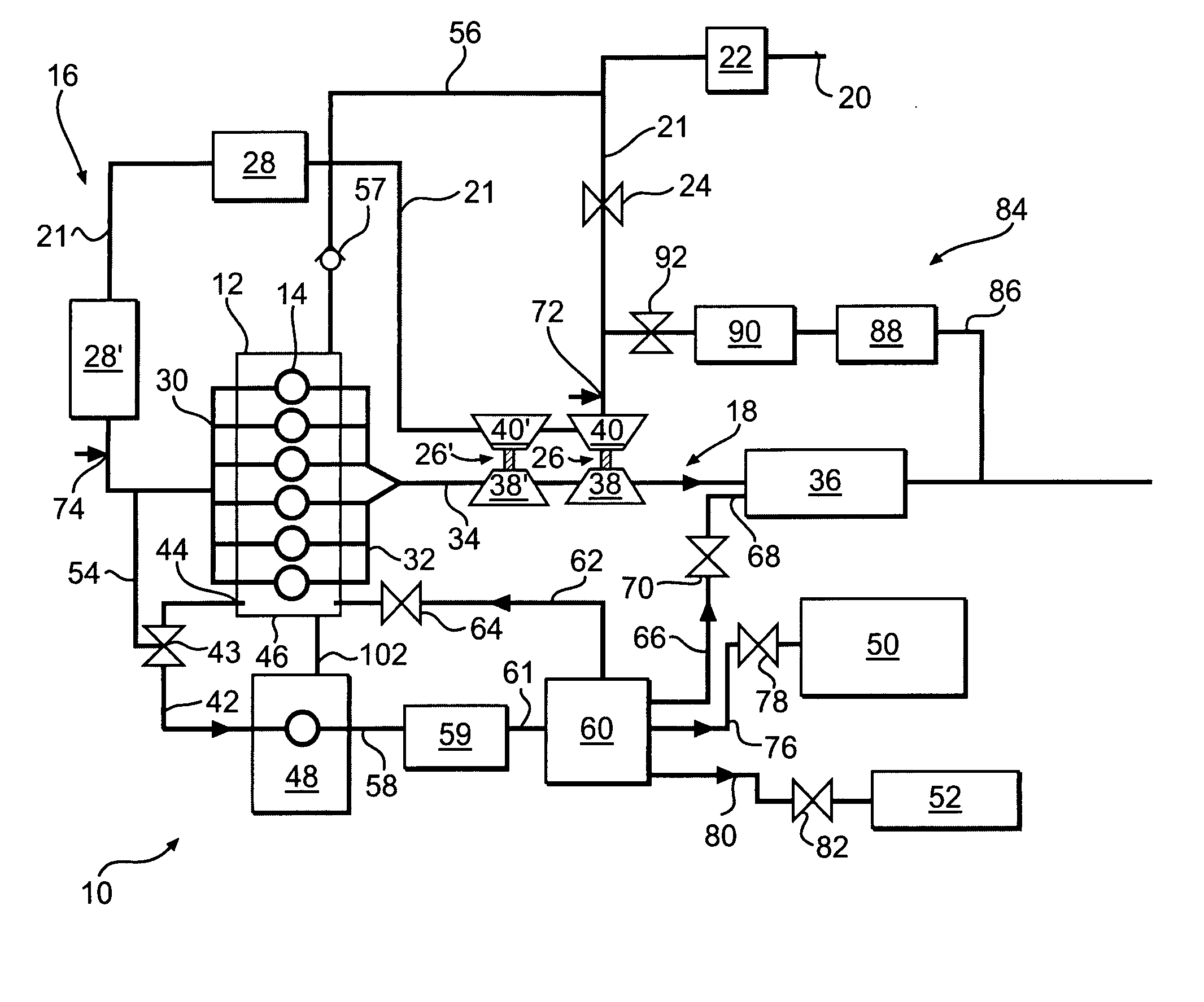 Closed crankcase ventilation system