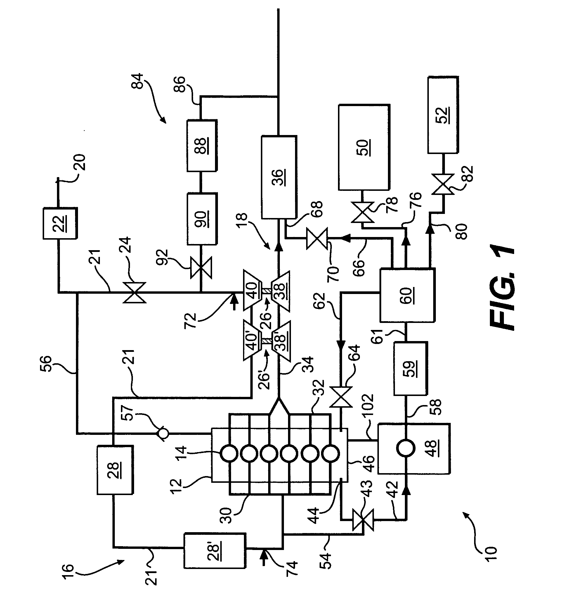 Closed crankcase ventilation system