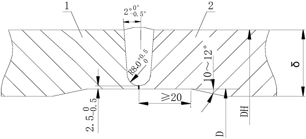 Welding method for circumferential weld of thick-wall nickel-based alloy header