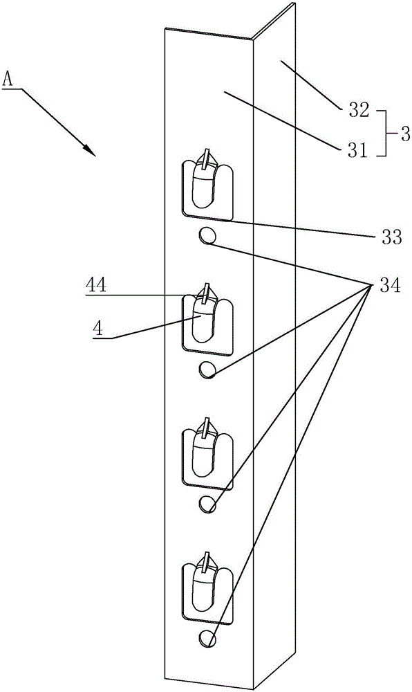 Light steel house connecting structure