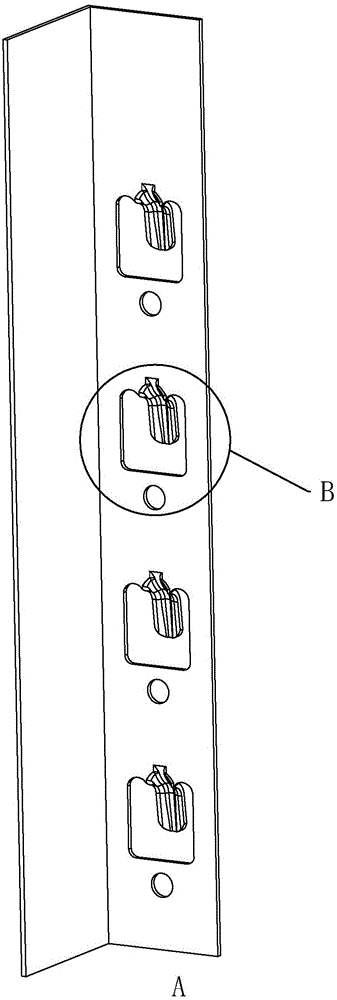 Light steel house connecting structure