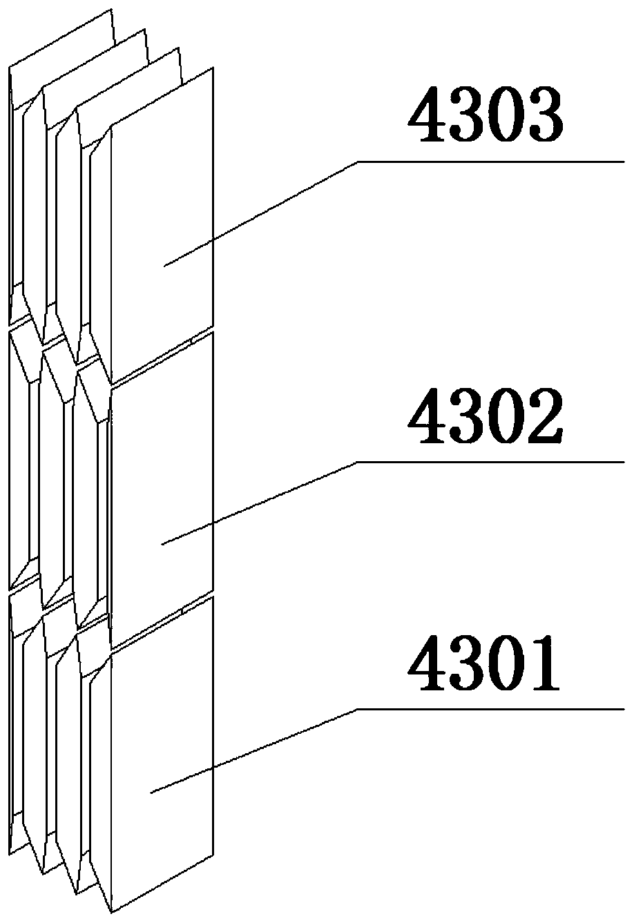 Engine test bed tail gas treatment system and use method thereof