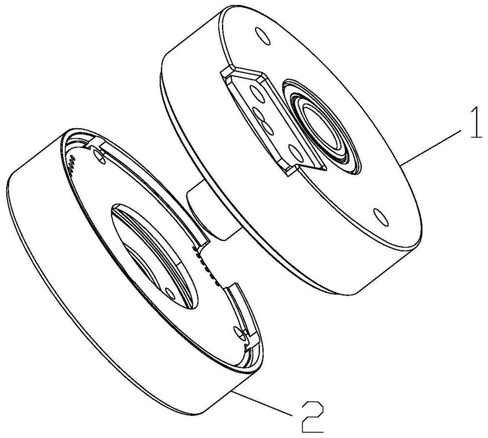 Combination bearing and combination bearing with encoder