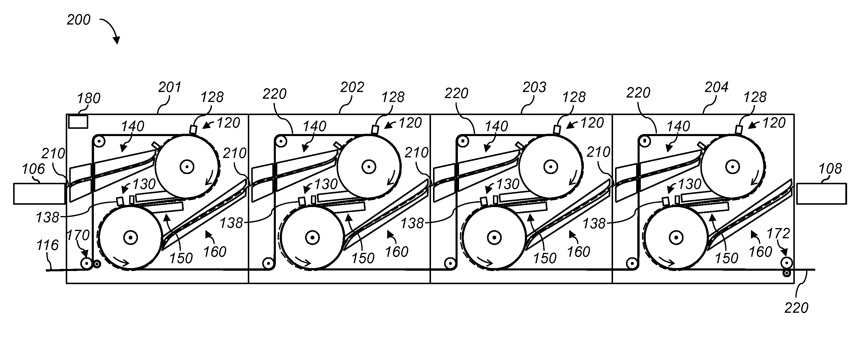 Printer for sheet and web printing