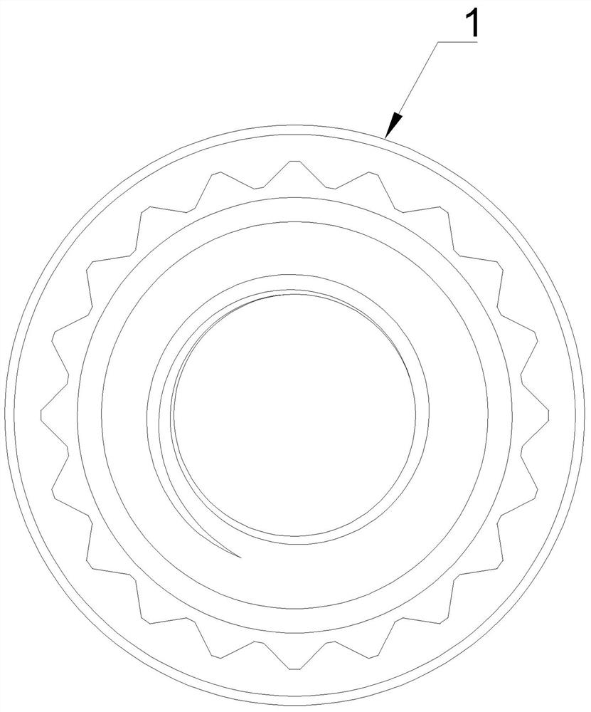 High-strength aluminum rivet nut device and machining method thereof