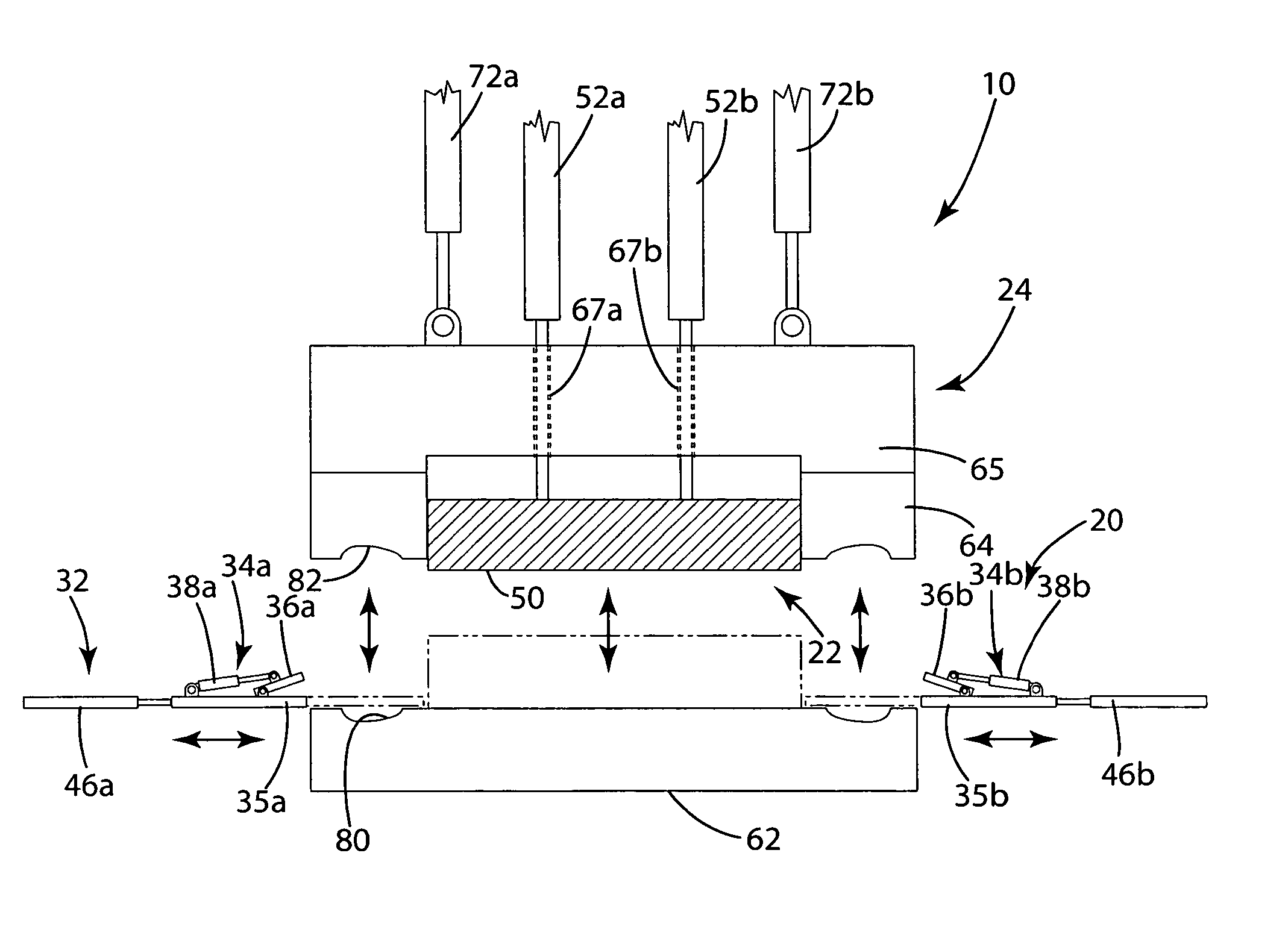 Method and apparatus for manufacturing load bearing fabric support structures