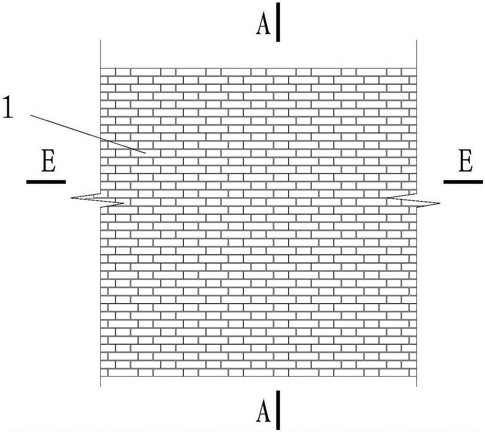 Construction method of wrapping fair brick masonry for concrete structure of historic building