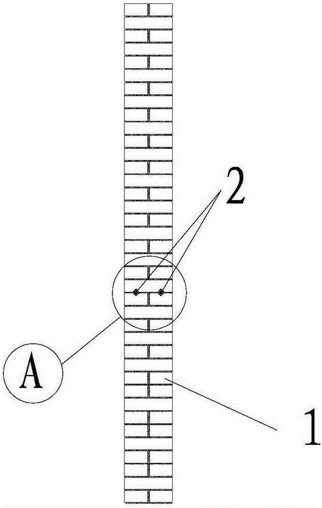 Construction method of wrapping fair brick masonry for concrete structure of historic building