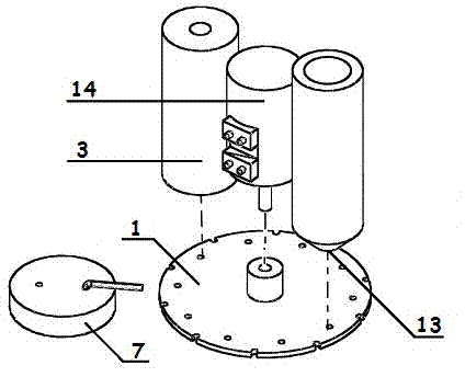 Vacuum glass panel supporting and arranging device