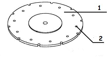 Vacuum glass panel supporting and arranging device