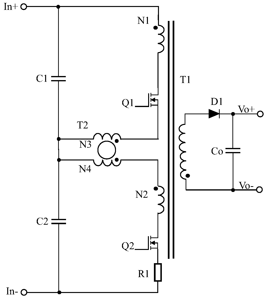 High-voltage power supply circuit