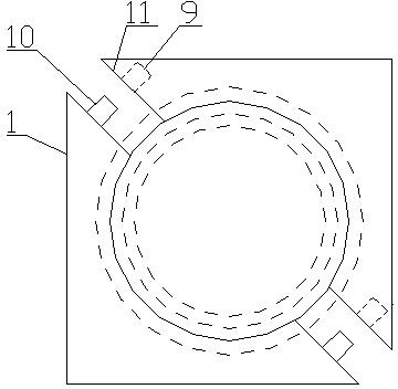 Sloping diamond synthesis block