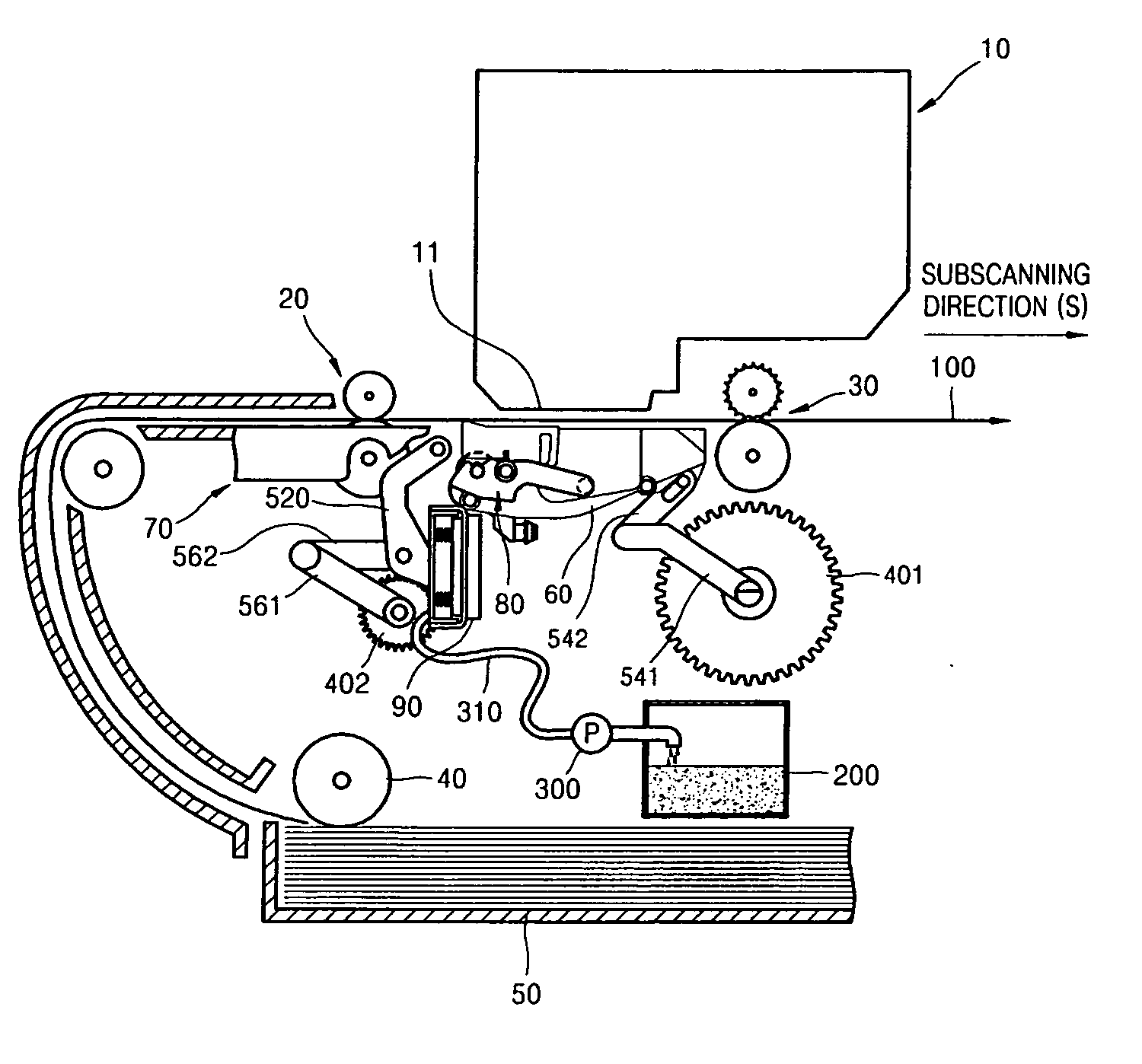 Inkjet image forming apparatus having a capping unit