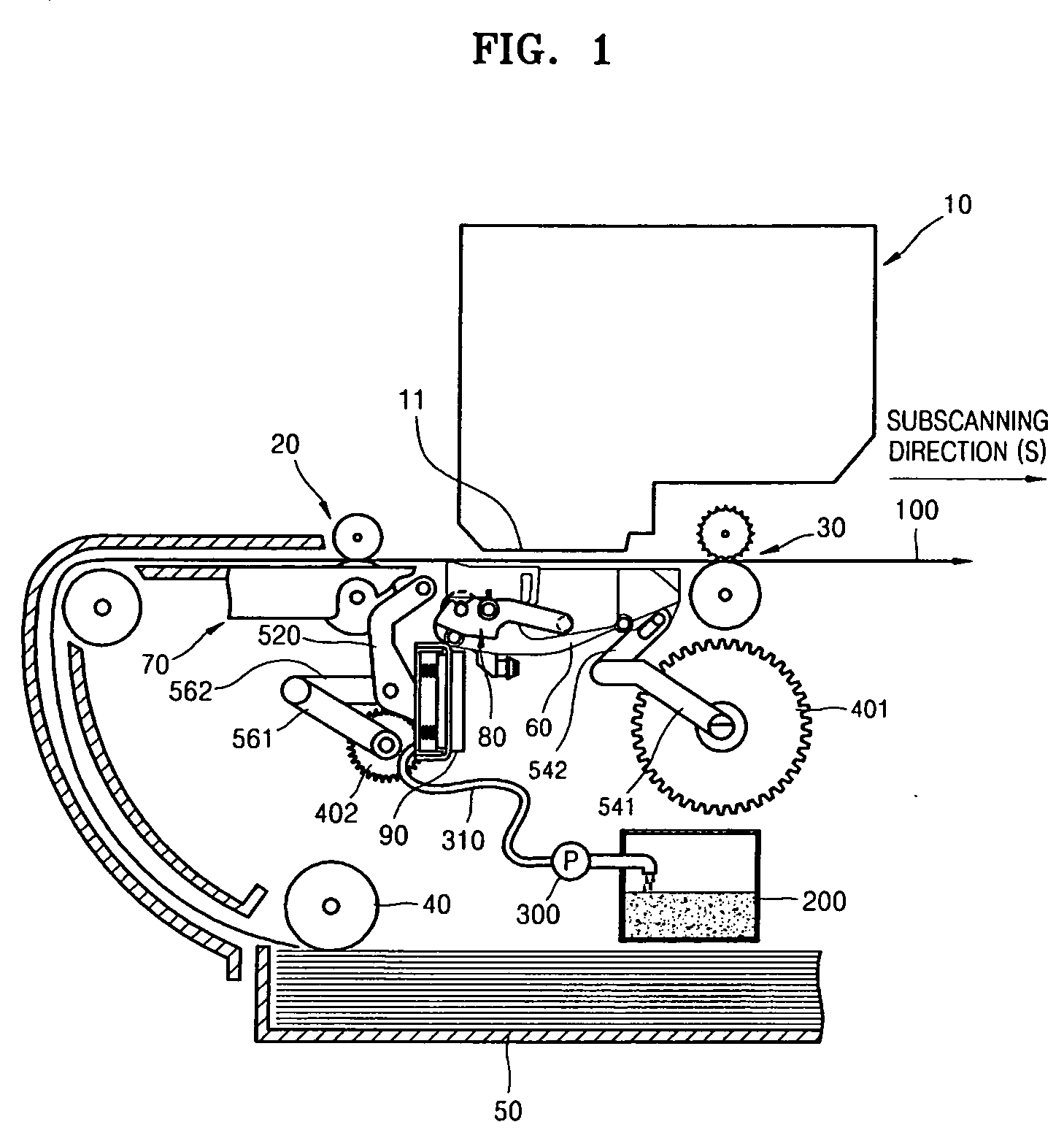 Inkjet image forming apparatus having a capping unit