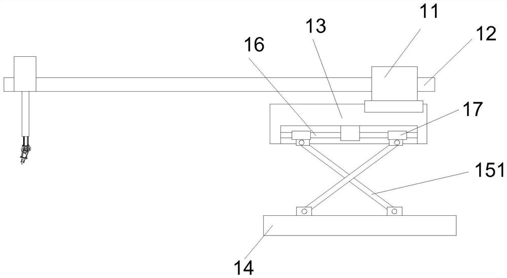 A mechanical arm structure for restoration of cultural relics