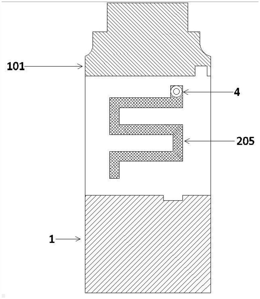 Bluetooth antenna device with three-dimensional structure and Bluetooth equipment