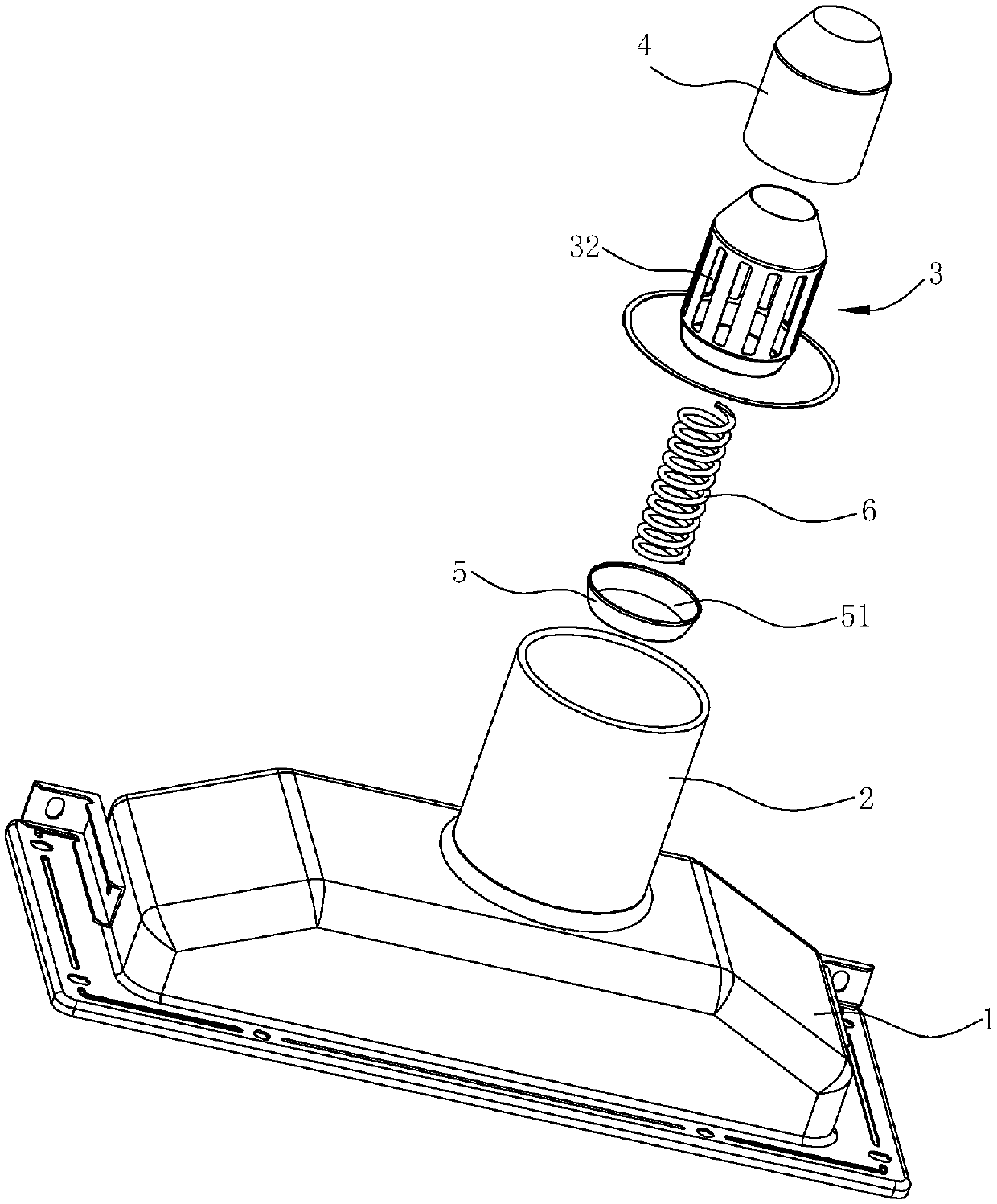 Gas-collecting hood for gas water heater and gas water heater using gas-collecting hood