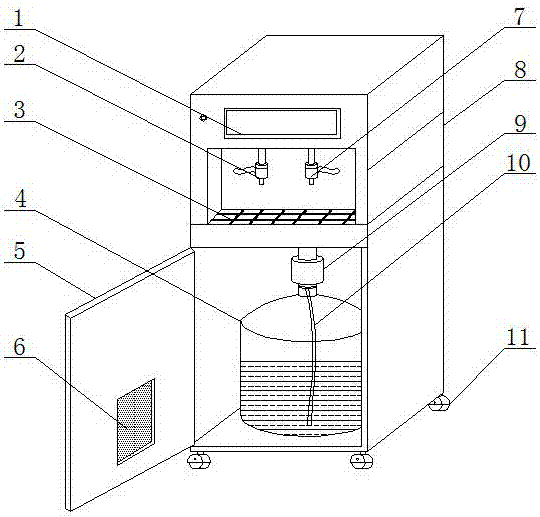 Novel multifunctional water dispenser