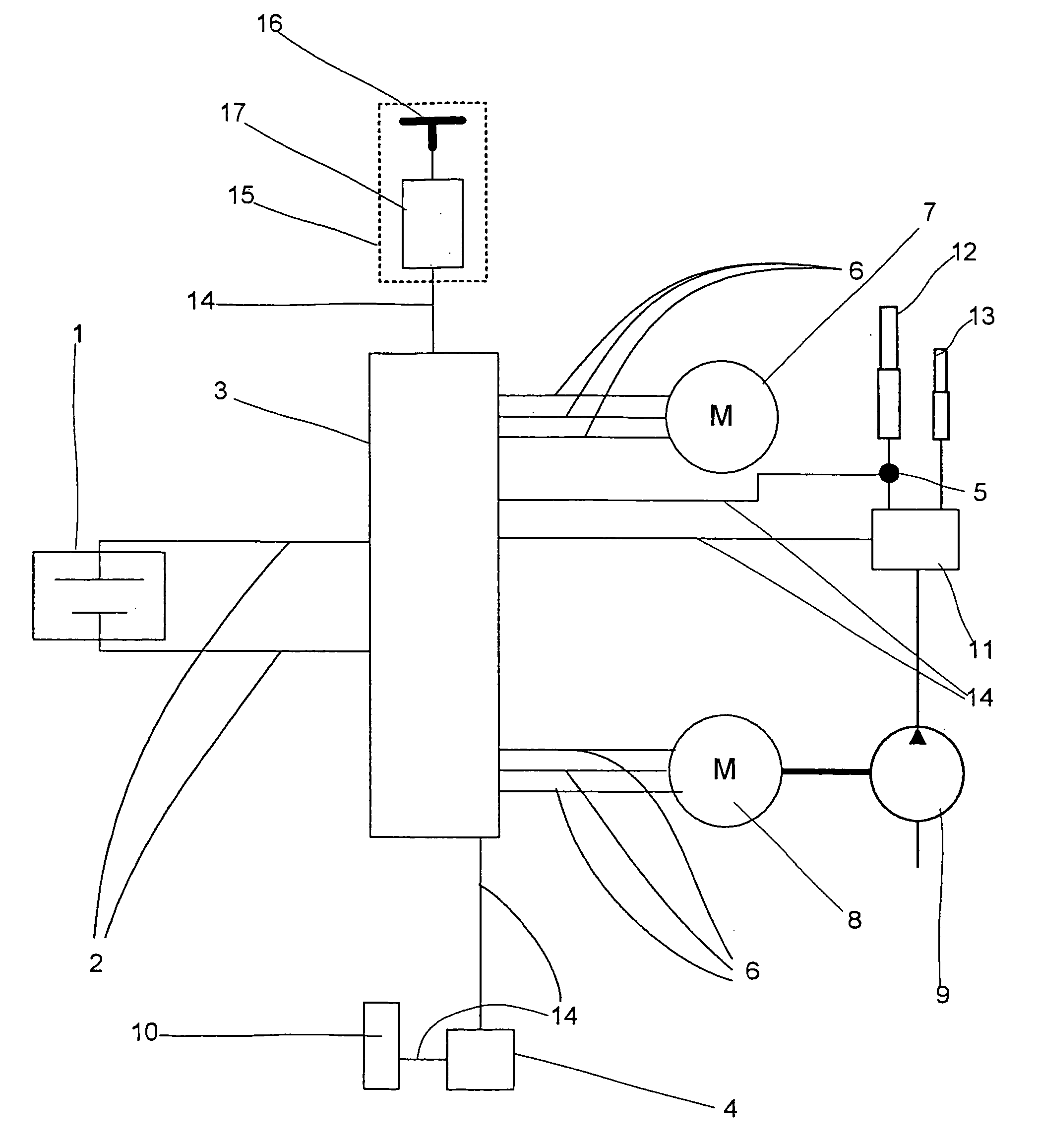 Industrial truck with an electrical control unit