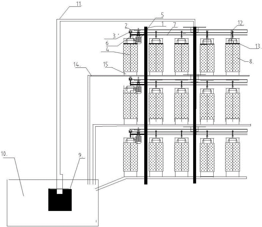 Vegetable three-dimensional planting device