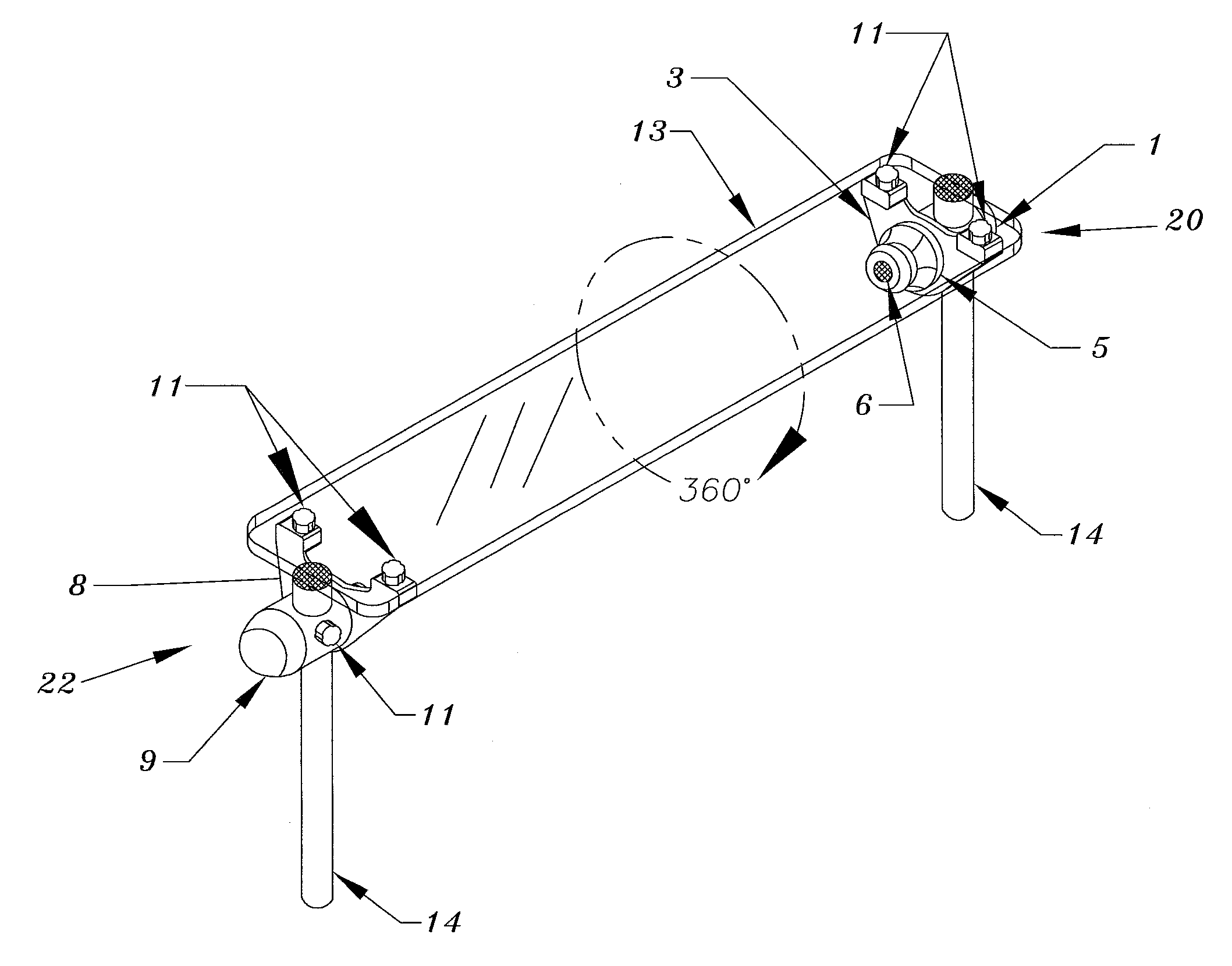 Food shield having a single-sided locking mechanism