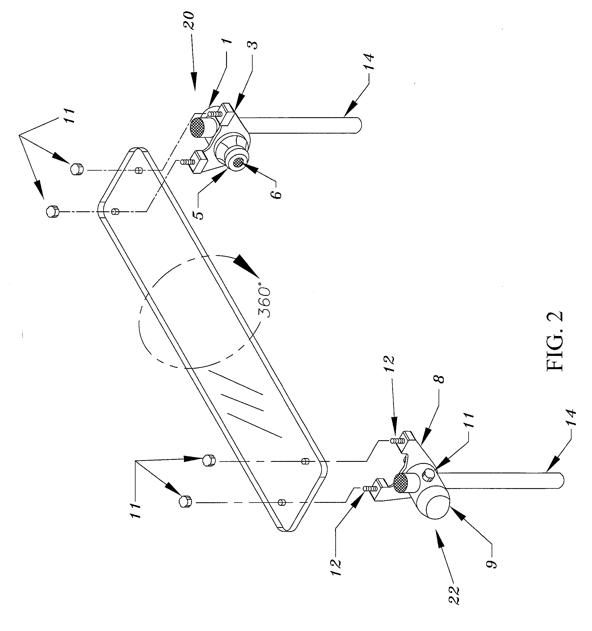 Food shield having a single-sided locking mechanism