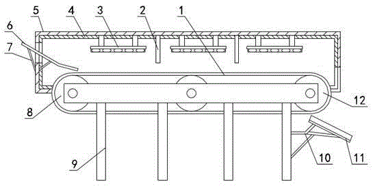 Box type raw silk dryer