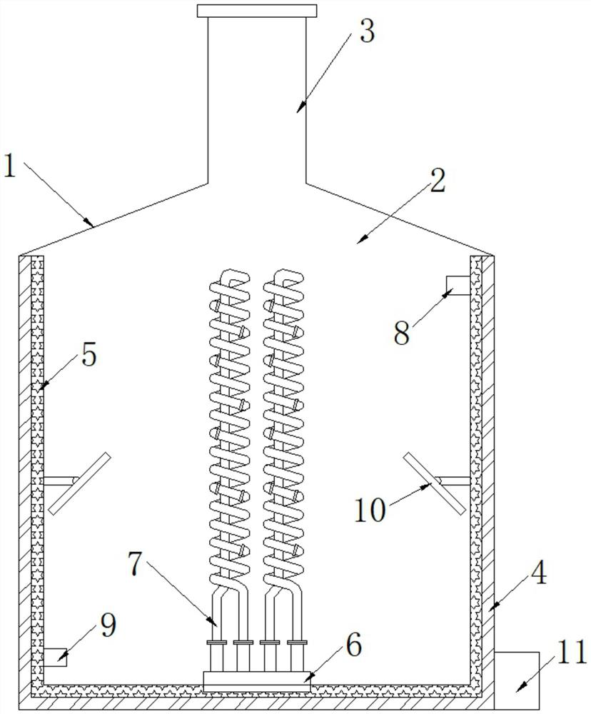 Professional far infrared radiation electric heating device for needle coke coking furnace