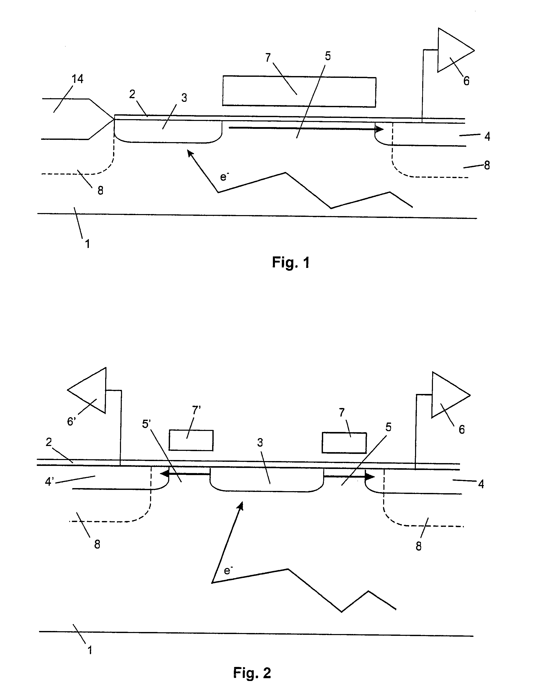 Pixel structure with improved charge transfer