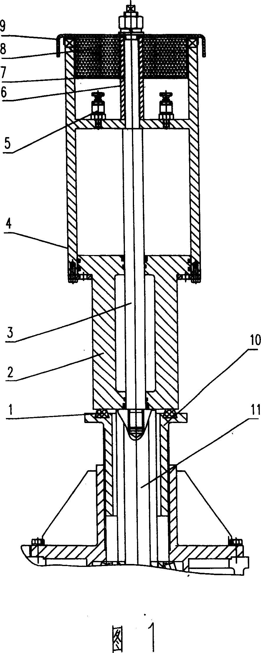 Cushion cylinder device